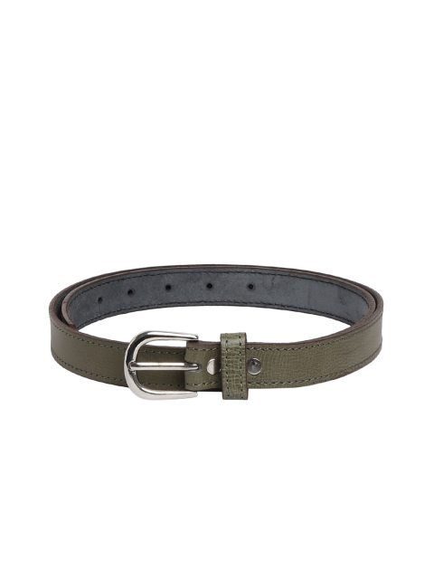 

CRUSSET Women Green Solid Belt
