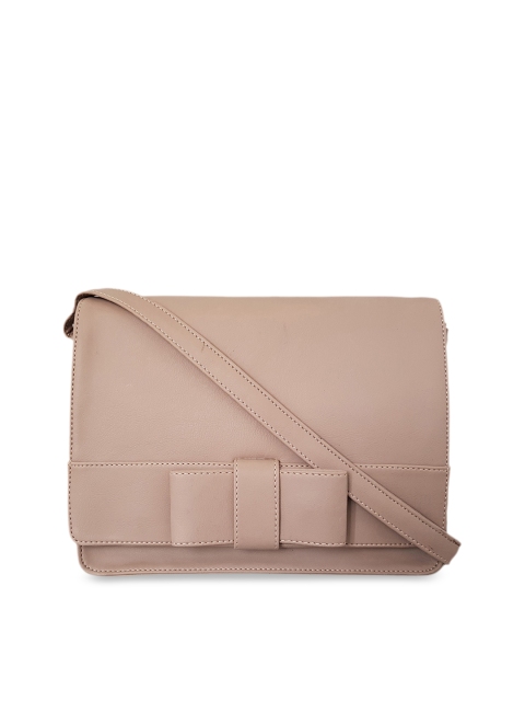 

Toteteca Women Taupe Solid Sling Bag