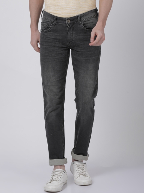 

Crocodile Men Grey Slim Fit Mid-Rise Clean Look Stretchable Jeans