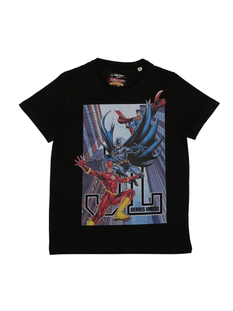

Allen Solly Junior Boys Black Printed Round Neck T-shirt