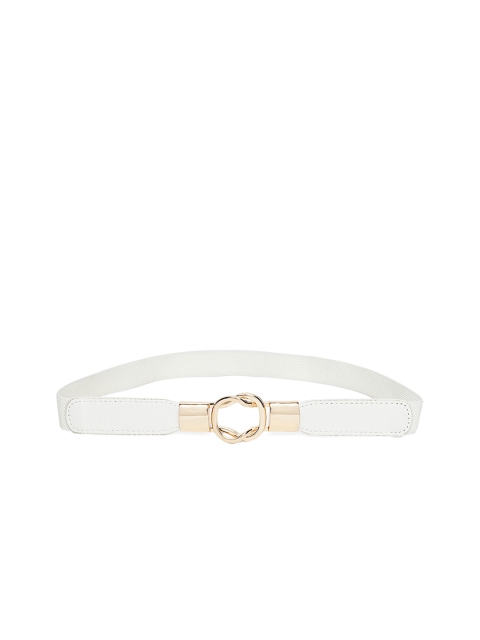 

Kazo Women White Solid Belt