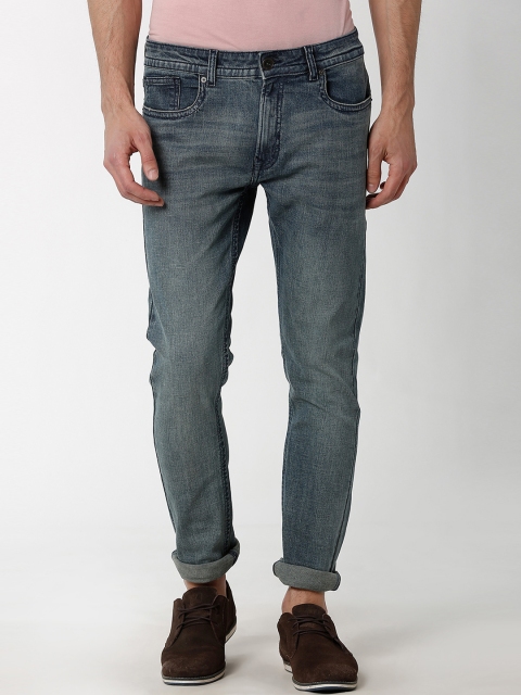 

Peter England Casuals Men Blue Slim Fit Mid-Rise Clean Look Stretchable Jeans
