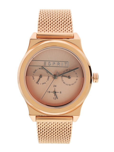 

ESPRIT Women Rose Gold Analogue Watch ES1L077M0065