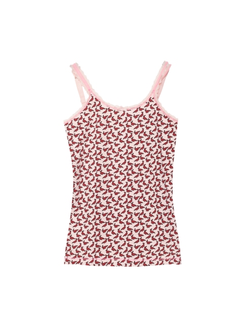 

Claesens Holland Girls Pink & Red Printed Camisole CL900-CL900