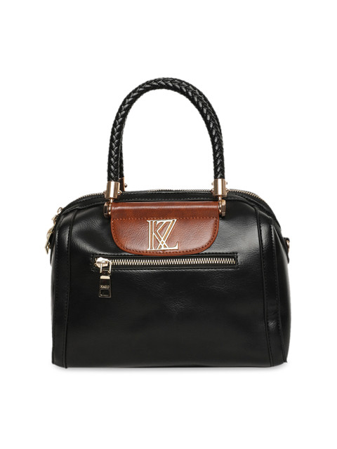

Kazo Black Solid Handheld Bag