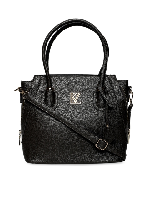 

Kazo Black Solid Shoulder Bag
