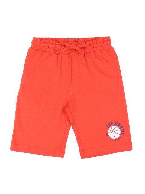 

Pantaloons Junior Boys Orange Solid Regular Fit Sports Shorts
