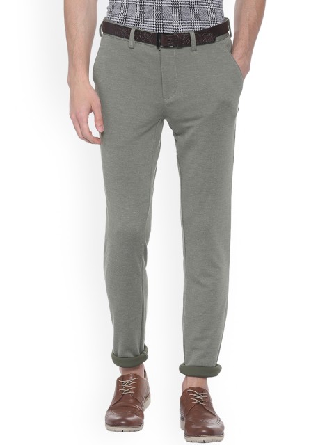 

Van Heusen Sport Men Grey Slim Fit Solid Regular Trousers