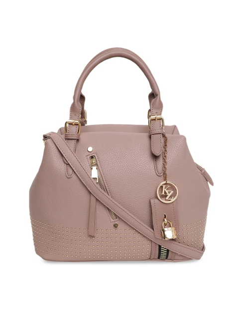 Kazo Pink Solid Handheld Bag
