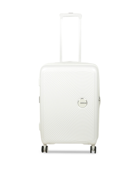 

AMERICAN TOURISTER White Textured CURIO Large Trolley Bag