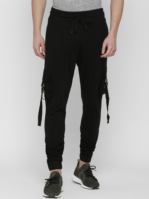 

SKULT by Shahid Kapoor Men Black Regular Fit Solid Joggers