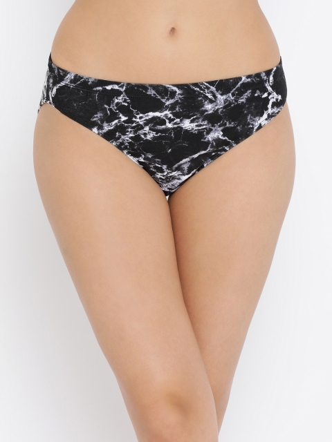 

Clovia Women Black Printed Hipster Brief PN3160P13XL