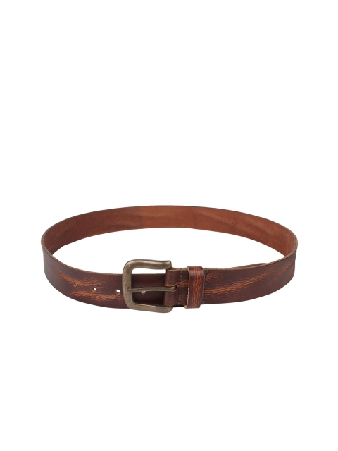 

Paradigm Design Lab Men Brown Solid Leather Belt