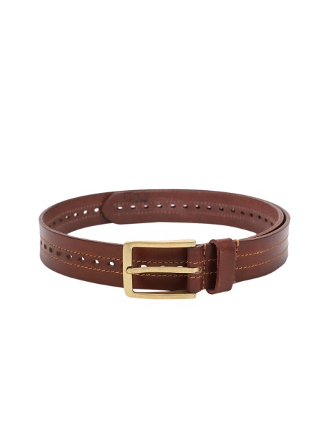 

Calligraphy Men Brown Solid Belt