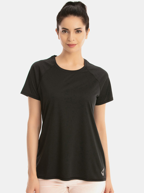 

Zelocity Women Black Solid A-Line Top