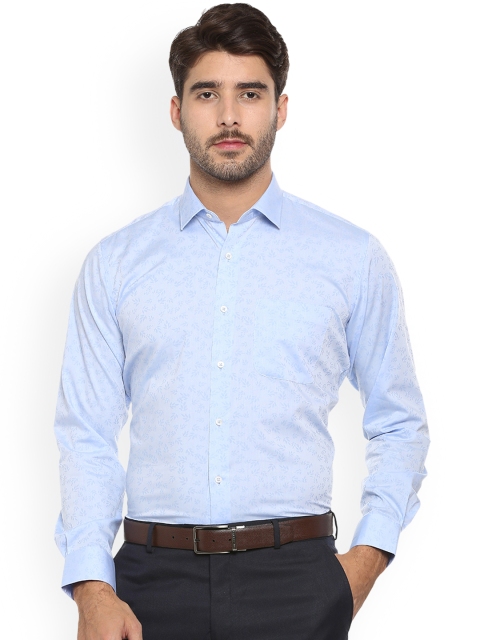 

Van Heusen Men Blue Regular Fit Printed Formal Shirt