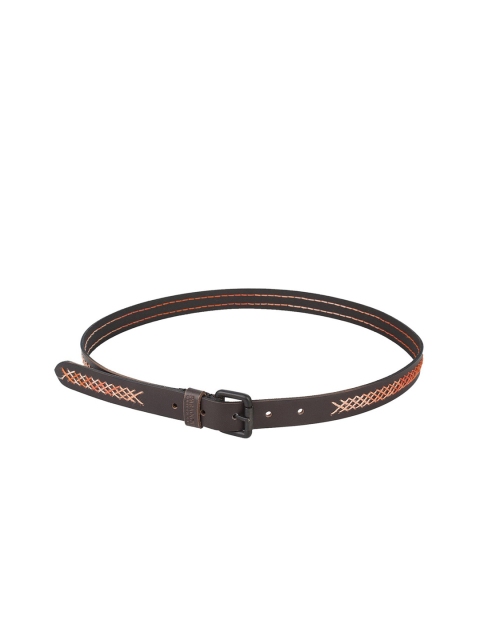 

Paradigm Design Lab Women Black Woven Design Leather Belt