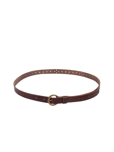 

Paradigm Design Lab Women Brown Textured Leather Belt
