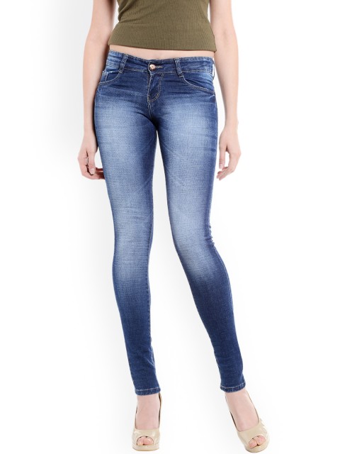 

fungus Women Blue Slim Fit Low-Rise Clean Look Stretchable Jeans