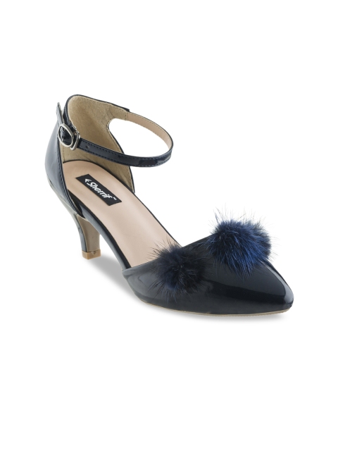 

Sherrif Shoes Women Navy Blue Solid Pumps