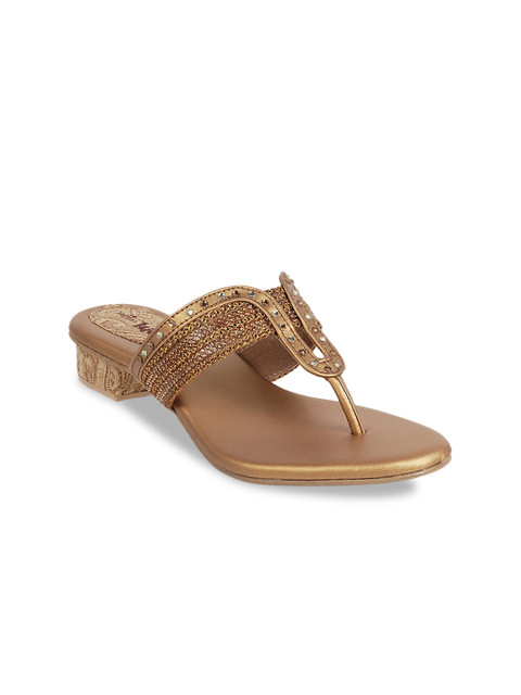 

Metro Girls Gold-Toned Solid Heels