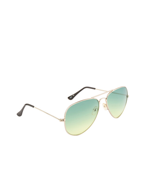 

Ted Smith Unisex Aviator Sunglasses TS-3026S_C1, Green
