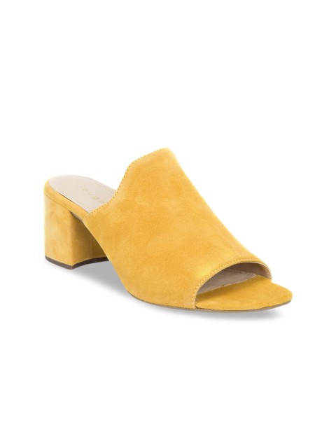 

Bugatti Women Yellow Solid Sandals