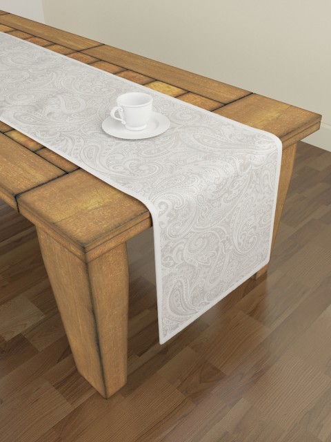 

S9home by Seasons Grey Ethnic Motifs 6 Seater Table Runner