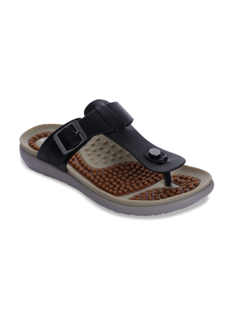 

Healers Women Black T-Strap Flats