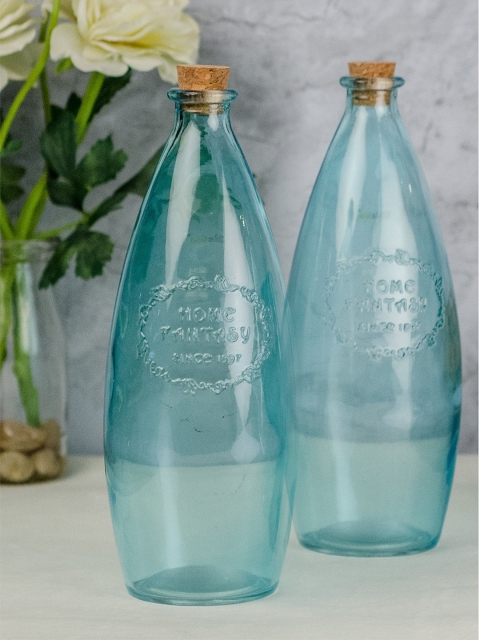 

GOODHOMES Set of 2 Blue Water Bottles