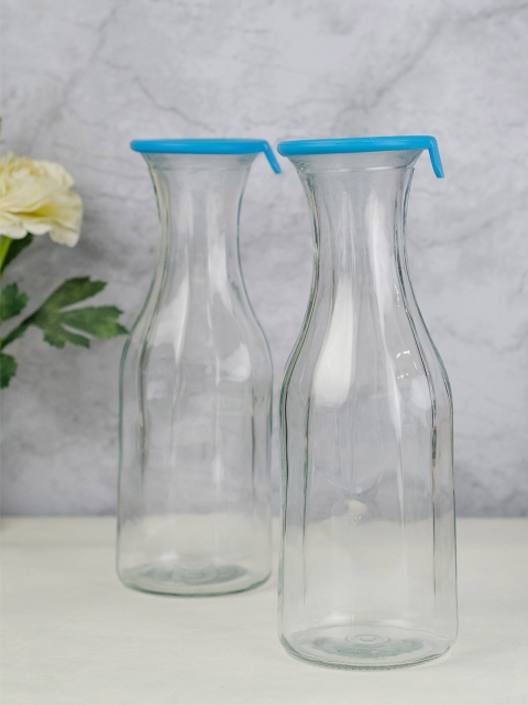 

GOODHOMES Set of 2 Transparent Water Bottles