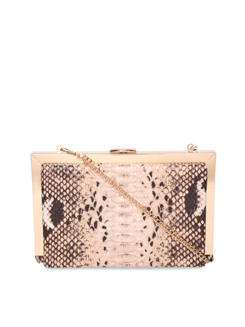 

Kazo Beige Printed Clutch