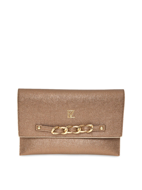 

Kazo Gold-Toned Solid Clutch