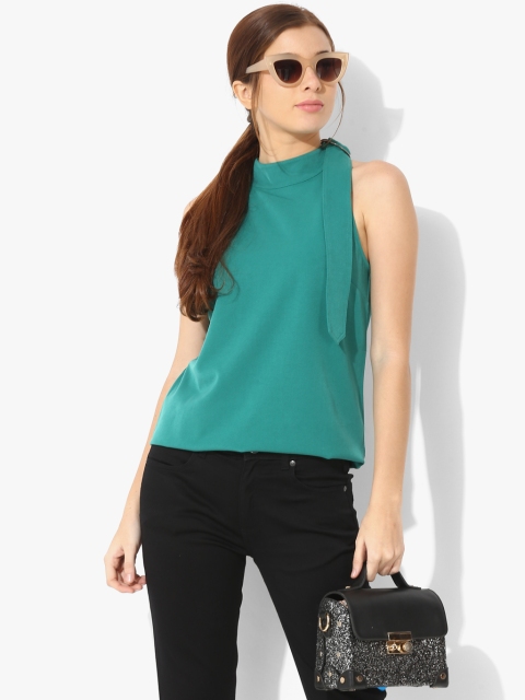 

Blue Solid Blouse