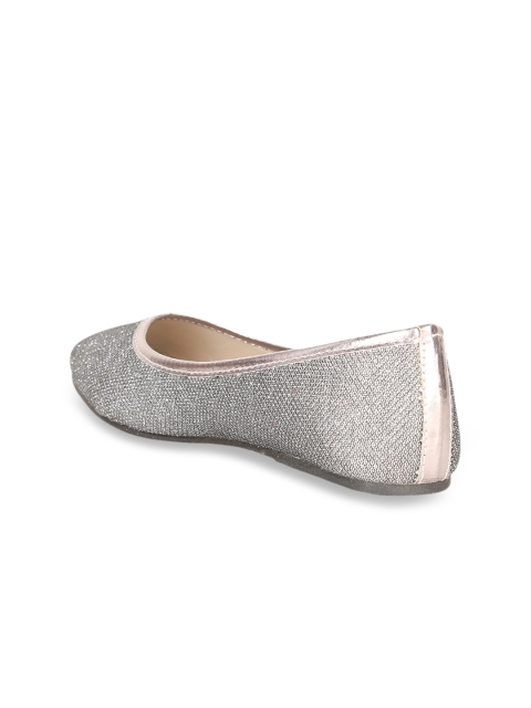 

People Women Grey Solid Ballerinas