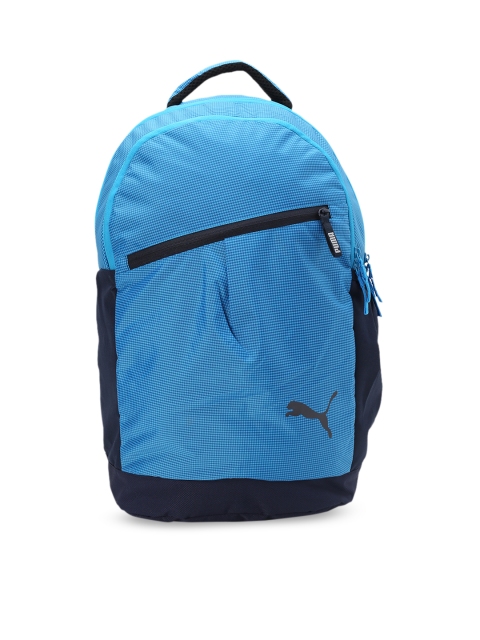

Puma Unisex Blue Brand Logo School Backpack II