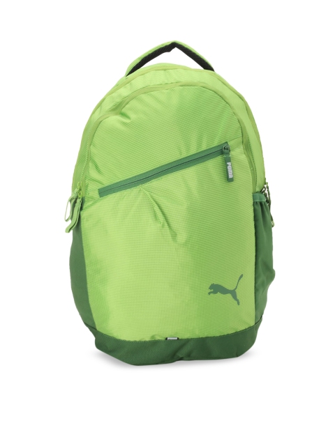 

Puma Unisex Green Brand Logo School Backpack II