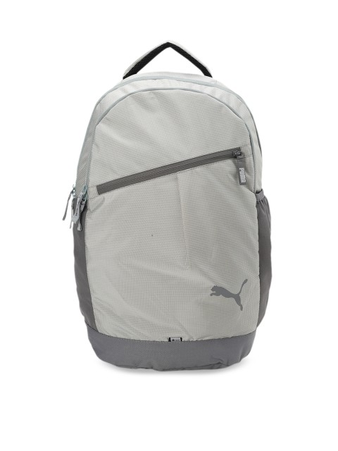 

Puma Unisex Grey Brand Logo Backpack
