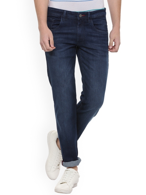 

Solly Jeans Co. Men Navy Blue Skinny Fit Mid-Rise Clean Look Stretchable Jeans