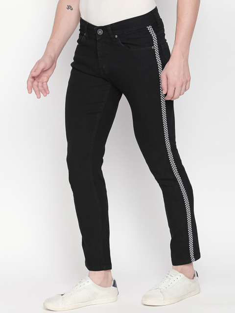

High Star Men Black Slim Fit Mid-Rise Clean Look Stretchable Jeans