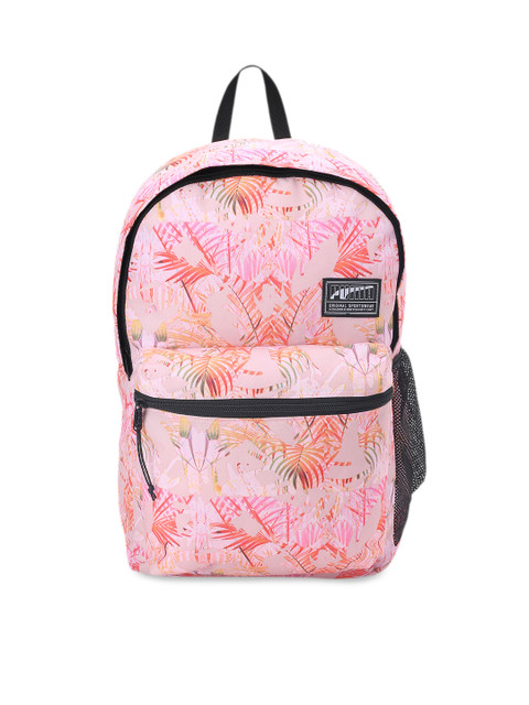 

Puma Unisex Pink Graphic Backpack