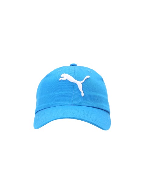 

Puma Unisex Blue & Navy Blue Embroidered Visor Cap
