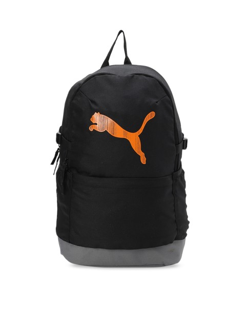 

Puma Unisex Black Brand Logo Street Cat Backpack IND
