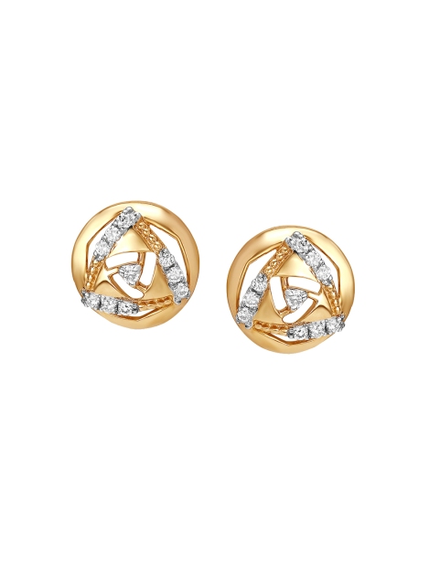 

Mia by Tanishq 14KT Yellow Gold Diamond Stud Earrings