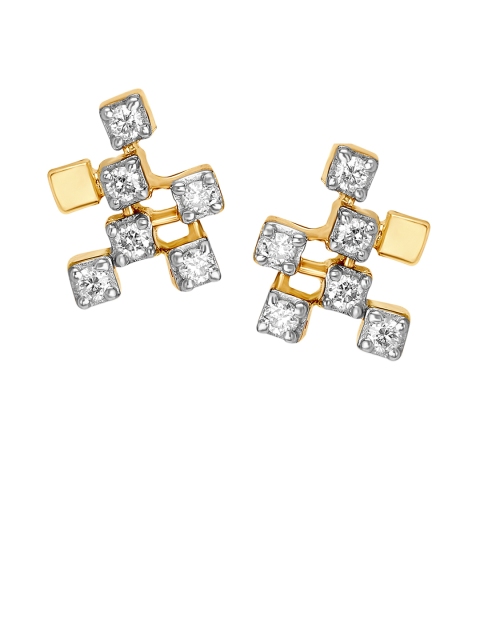 

Mia by Tanishq 14KT Yellow Gold Diamond Stud Earrings