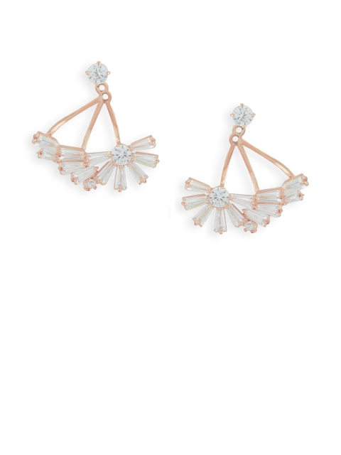 

shaze Gold-Toned Contemporary Studs