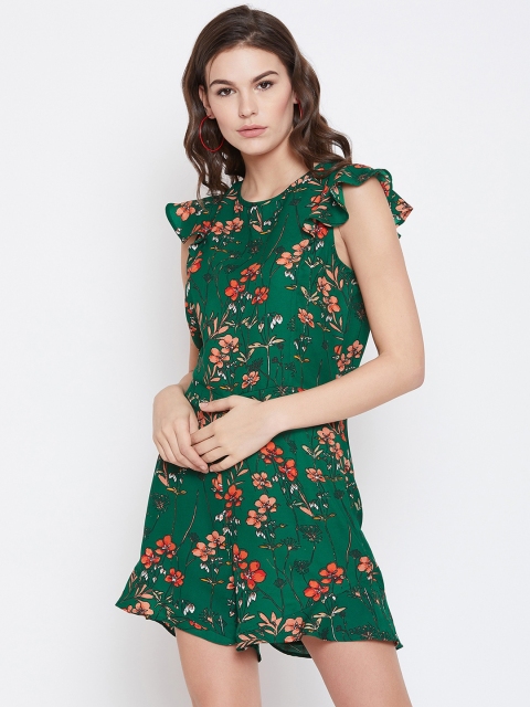 

Nun Women Green Floral Printed Romper