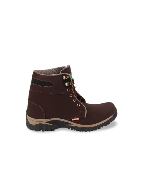 

FAUSTO Men Brown Flat Boots