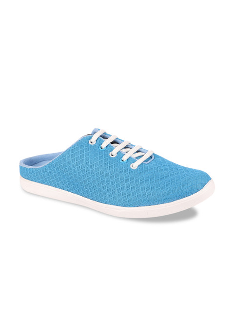 

FAUSTO Men Blue Slip-On Shoe Style Sandal