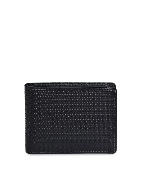 

CHRISTOPOLO Men Black Solid Two Fold Wallet